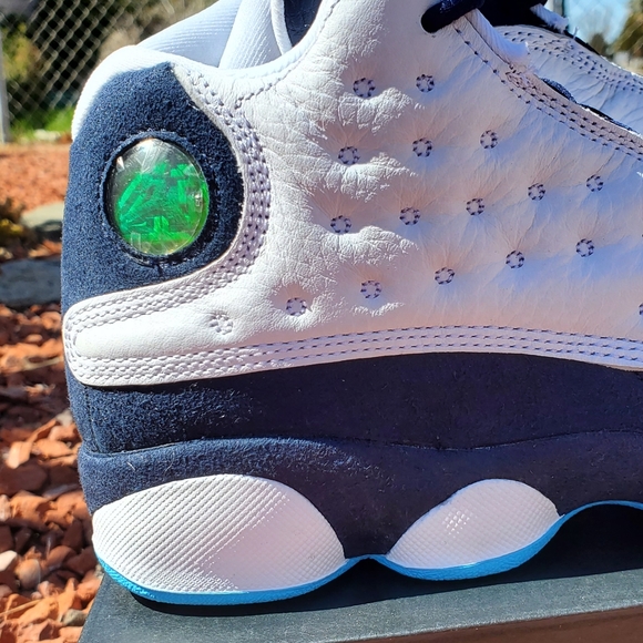 NIKE AIR JORDAN 13 RETRO GS 'OBSIDIAN' SIZE: 5Y(6.5 WMNS) - Picture 9 of 17